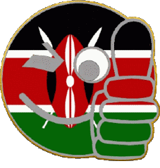 Drapeaux Afrique Kenya Smiley - OK 
