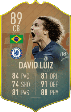 Multi Media Video Games F I F A - Card Players Brazil David Luiz Moreira Marinho 