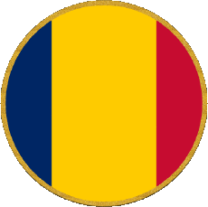 Flags Africa Chad Round 