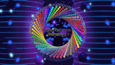 Messages German Alles Gute zum Geburtstag Zusammenfassung - geometrisch Animated Background 003 