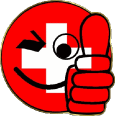 Flags Europe Swiss Smiley - OK 
