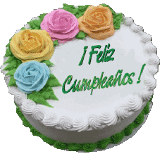 Messages Espagnol Feliz Cumpleaños Pasteles 007 