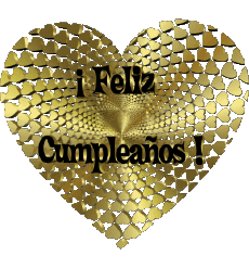 Messages Espagnol Feliz Cumpleaños Corazón 010 