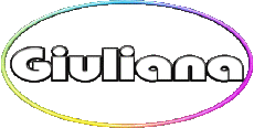 First Names FEMININE - Italy G Giuliana 
