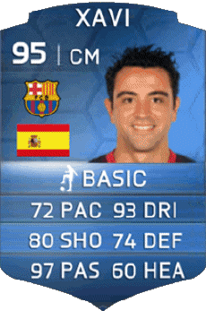 Multi Media Video Games F I F A - Card Players Spain Xavi - Xavier Hernández 