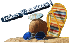 Messages Espagnol Felices Vacaciones Fond Transparent 14 