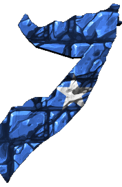 Fahnen Afrika Somalia Karte 