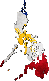 Flags Asia Philippines Map 