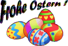 Mensajes Alemán Frohe Ostern 05 