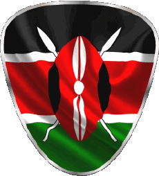 Drapeaux Afrique Kenya Forme 01 