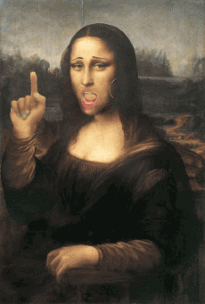 Humor - Fun GENTE DIVERSO Mona Lisa 