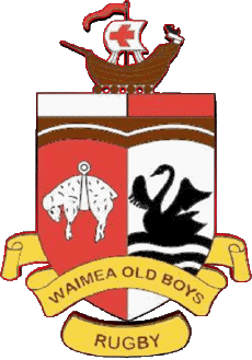 Deportes Rugby - Clubes Mundo - Logotipo Nueva Zelanda W Waima old boys 