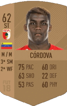 Multimedia Videospiele F I F A - Karten Spieler Venezuela Sergio Córdova 