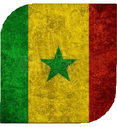 Fahnen Afrika Senegal Platz 