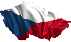 Flags Europe Czech Republic Map 