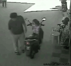 Humor -  Fun Transport Motorcycles Road - Fail 