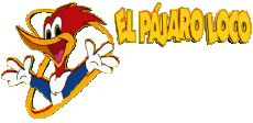 Multi Media Cartoons TV - Movies Woody Woodpecker Spanish Logo 
