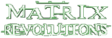 Multimedia Film Internazionale Matrix 03 Revolutions Logo Inglese 