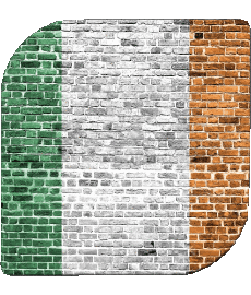 Bandiere Europa Irlanda Quadrato 