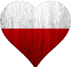 Bandiere Europa Polonia Cuore 