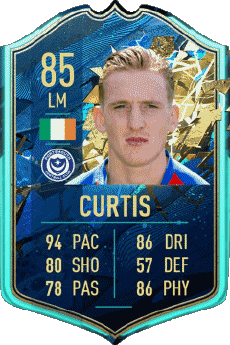 Multimedia Vídeo Juegos F I F A - Jugadores  cartas Irlanda Ronan Curtis 