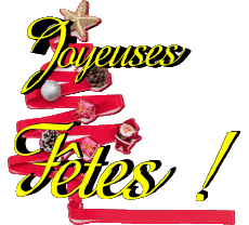 Mensajes Francés Joyeuses Fêtes (Noël) Serie 01 