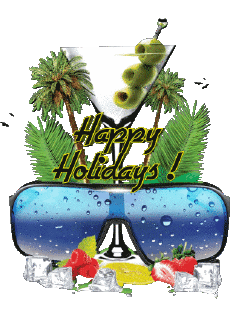 Nachrichten Englisch Happy Holidays Transparenter Hintergrund 20 