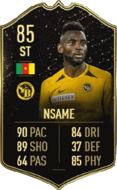 Multimedia Videospiele F I F A - Karten Spieler Kamerun Jean-Pierre Nsame 