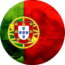 Flags Europe Portugal Round 