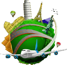 Mensajes Alemán Gute Reise Fondo transparente 04 