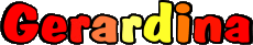 Prénoms FEMININ - Italie G Gerardina 