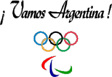Messagi Spagnolo Vamos Argentina Juegos Olímpicos 