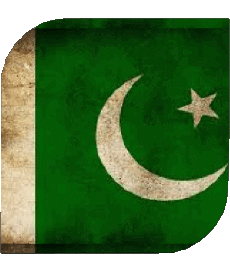 Flags Asia Pakistan Square 