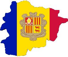 Bandiere Europa Andorra Vario 