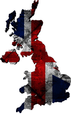 Banderas Europa Reino Unido Mapa 