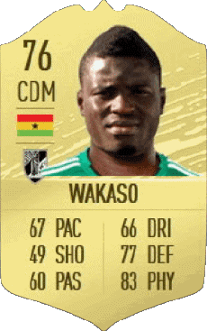 Multimedia Vídeo Juegos F I F A - Jugadores  cartas Ghana Alhassan Wakaso 