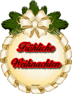 Messages German Fröhliche  Weihnachten Serie 05 
