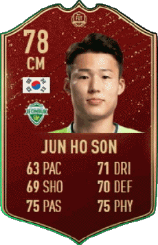 Multimedia Videospiele F I F A - Karten Spieler Südkorea Jun Ho Son 