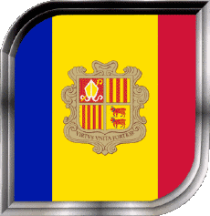 Flags Europe Andorra Square 