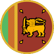 Flags Asia Sri Lanka Round 