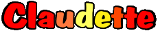 Nome FEMMINILE - Francia C Claudette 