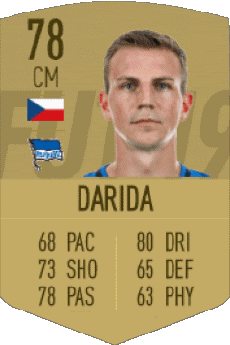 Multimedia Videospiele F I F A - Karten Spieler Tschechien Vladimír Darida 