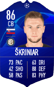 Multi Média Jeux Vidéo F I F A - Joueurs Cartes Slovaquie Milan Skriniar 