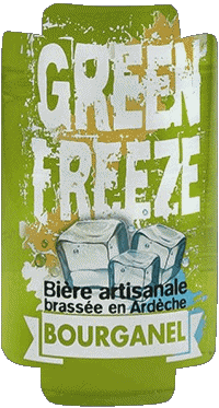 Green Freeze-Getränke Bier Frankreich Bourganel Green Freeze
