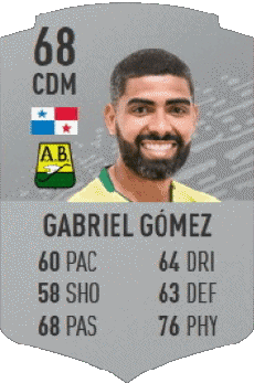 Multimedia Vídeo Juegos F I F A - Jugadores  cartas Panamá Gabriel Gómez 