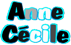 First Names FEMININE - France A Composed Anne Cécile 