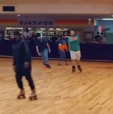 Humour - Fun Sports Roller Skate Gamelle Fail 