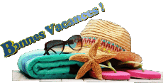 Messagi Francese Bonnes Vacances Sfondo trasparente 05 