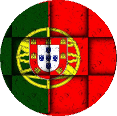 Flags Europe Portugal Round 