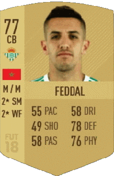 Multimedia Videogiochi F I F A - Giocatori carte Marocco Zouhair Feddal 